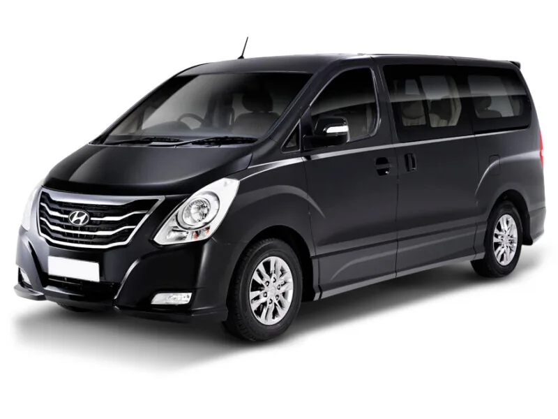 Hyundai H-1 with private driver in Thailand
