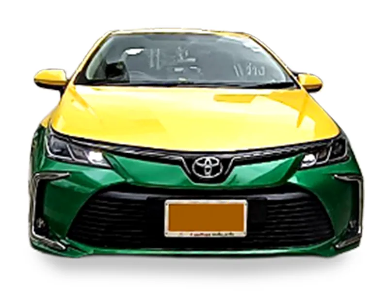 Toyota Altis Taxi with private driver in Thailand