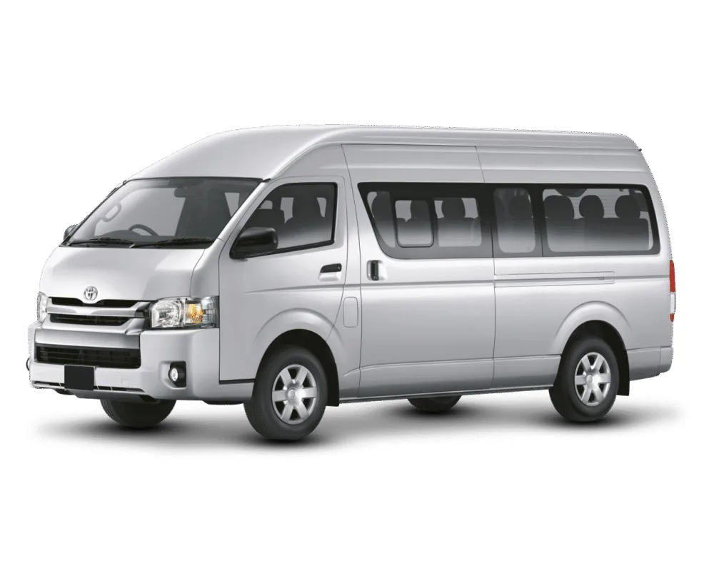 Toyota Commuter D4D with private driver in Thailand