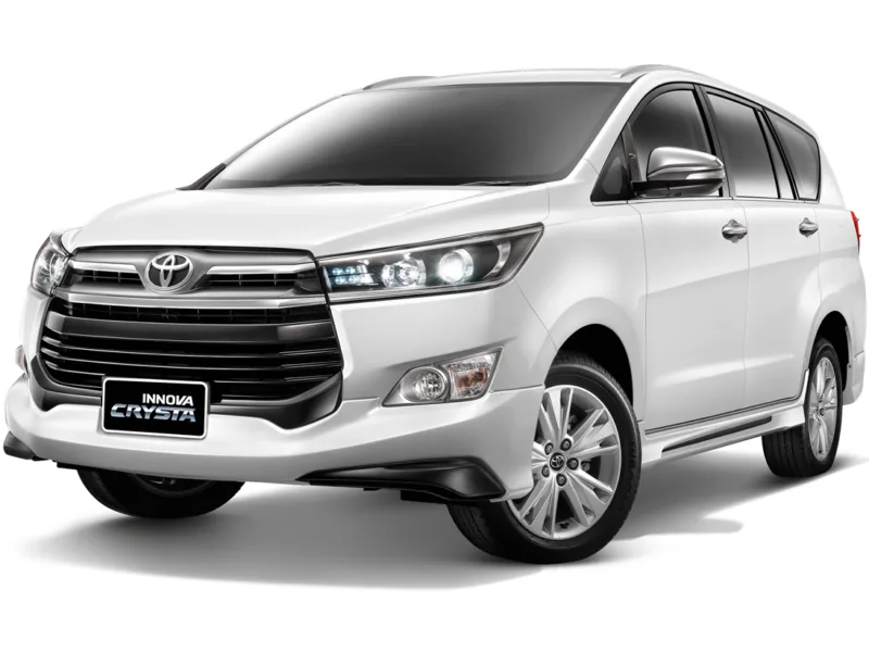 Toyota Innova Crysta with private driver in Thailand