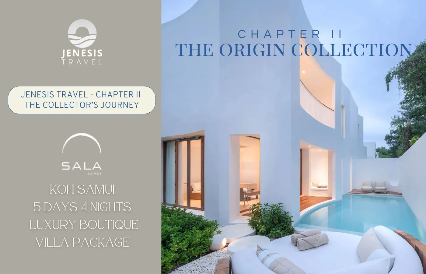 Design hotel interior in Thailand with warm minimal styling