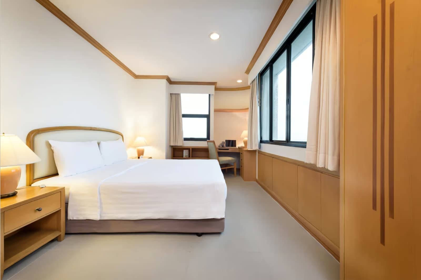 Master bedroom in 1 Bedroom at Riverine Place