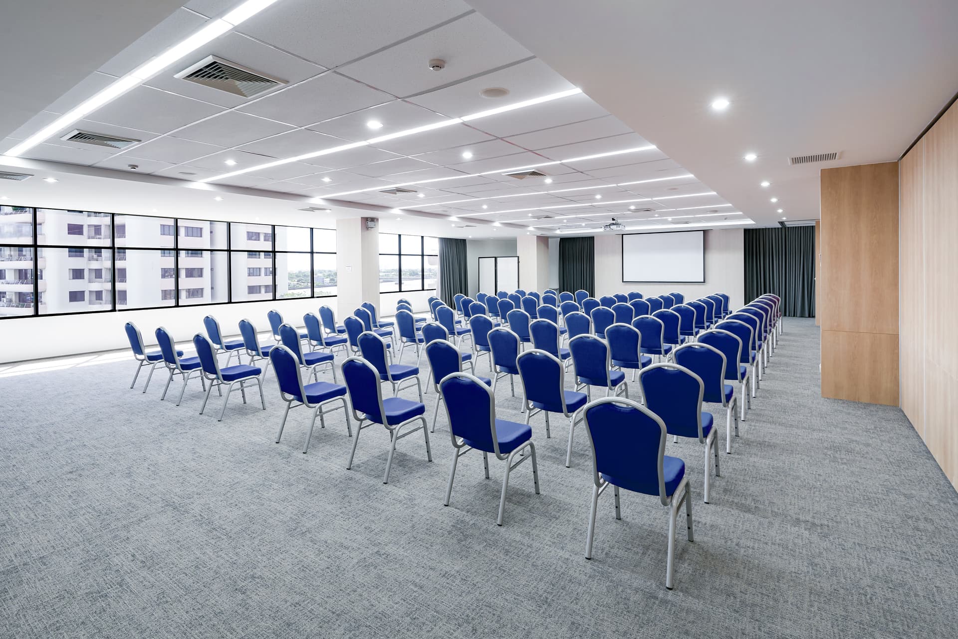 Theatre-style setup at Riverine Place Hotel