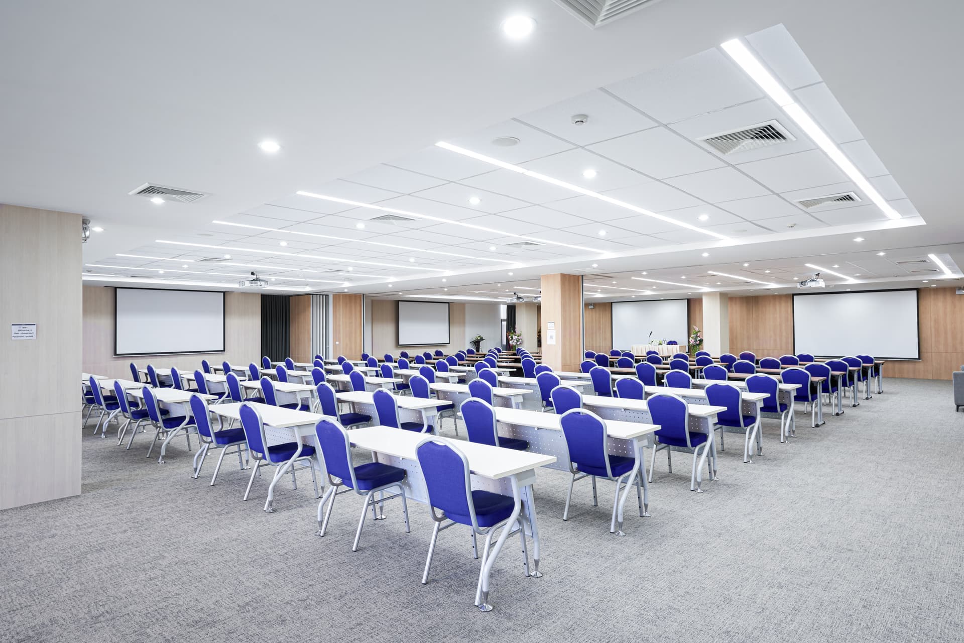 Large conference hall at Riverine Place Hotel