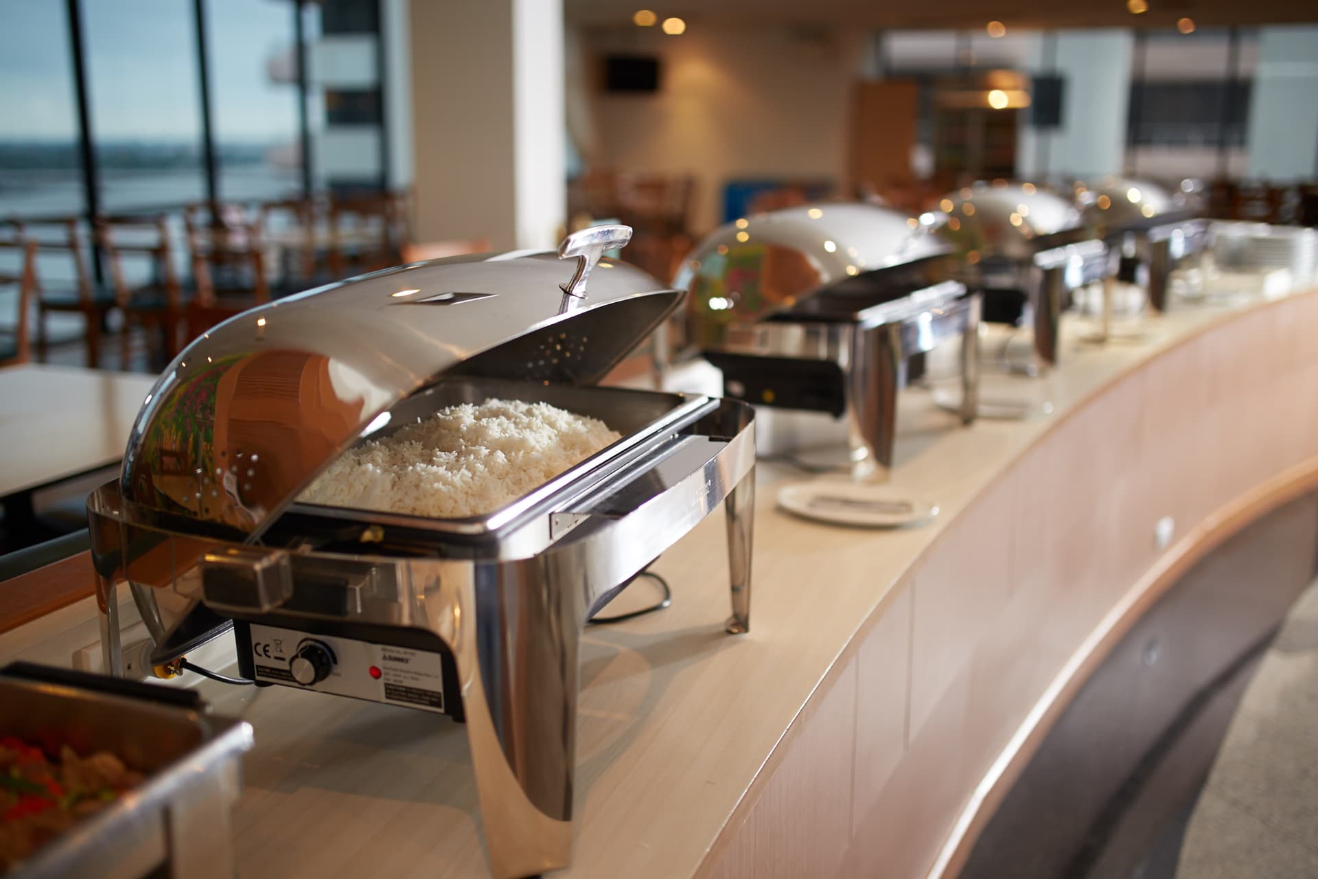 Breakfast buffet at River Cuisine Restaurant, Riverine Place