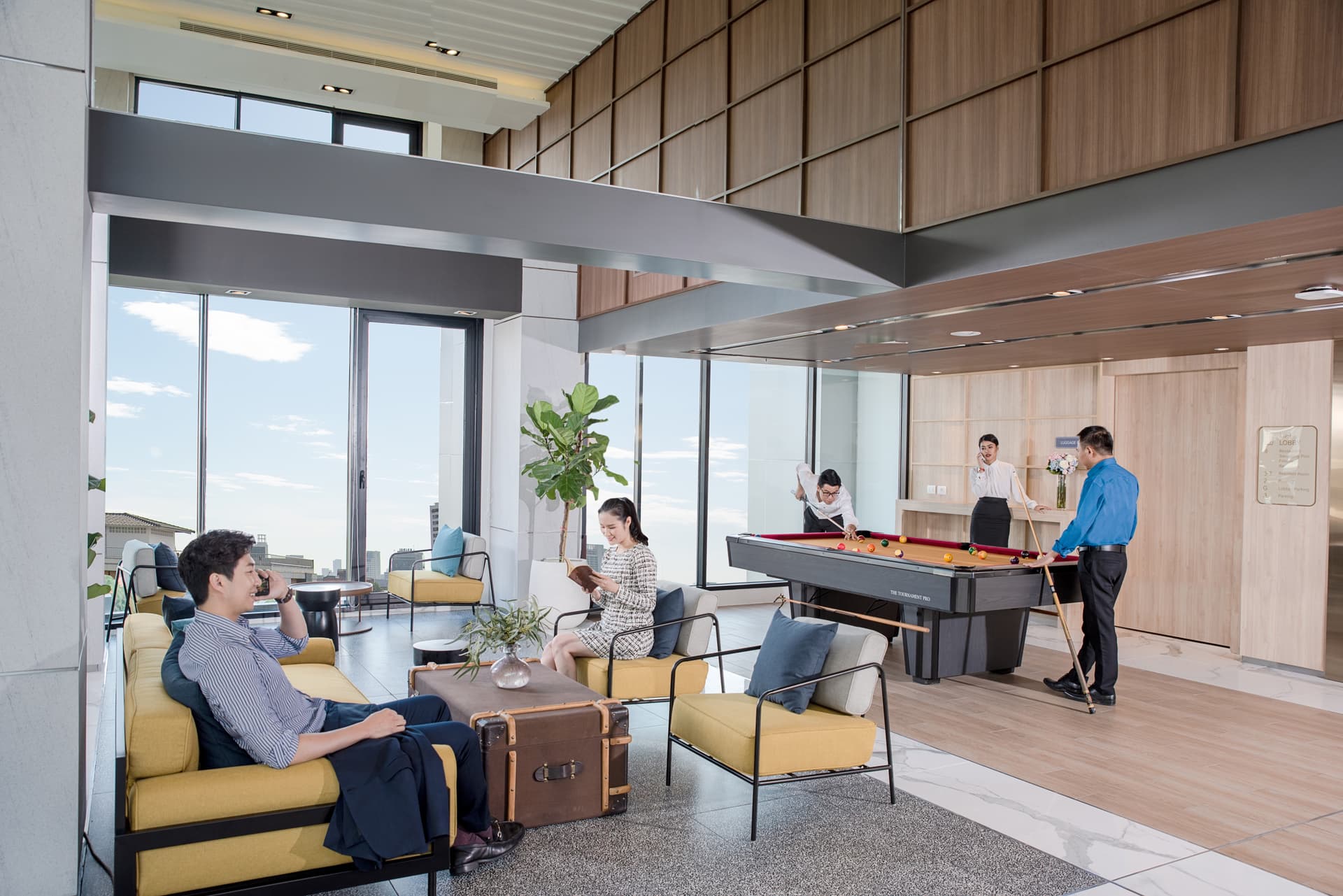 Recreational area at Amanta Sathorn Residence