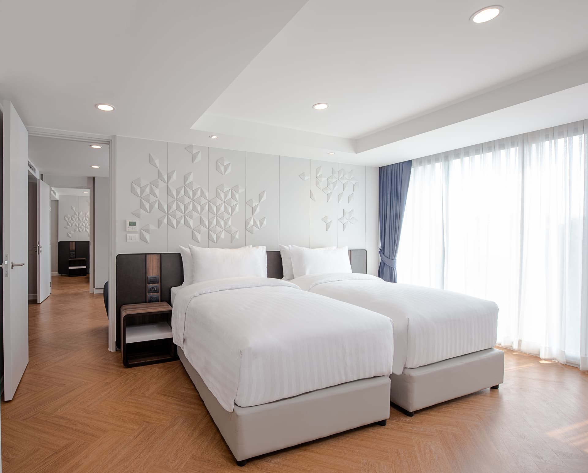 Second bedroom in 2 Bedroom Executive at Amanta Sathorn