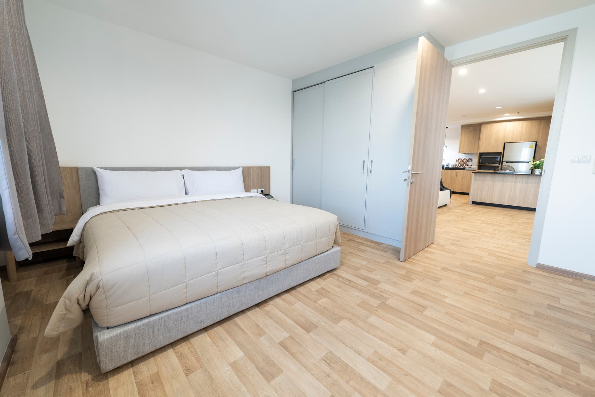 Comfortable bedroom in Bangkok home away from home