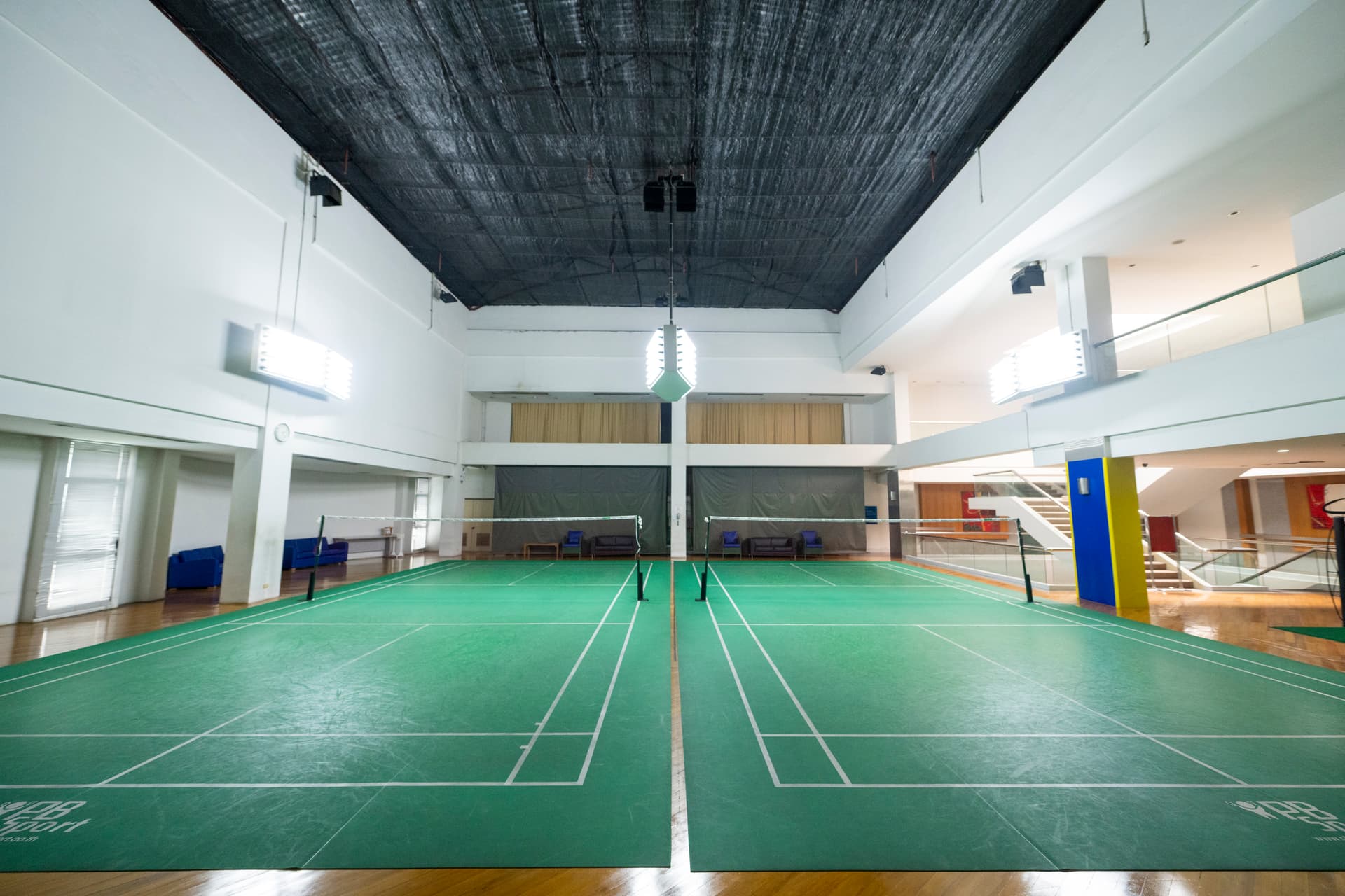 Indoor tennis court at Bangkok residence